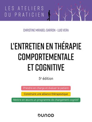 cover image of L'entretien en thérapie comportementale et cognitive--5e éd.